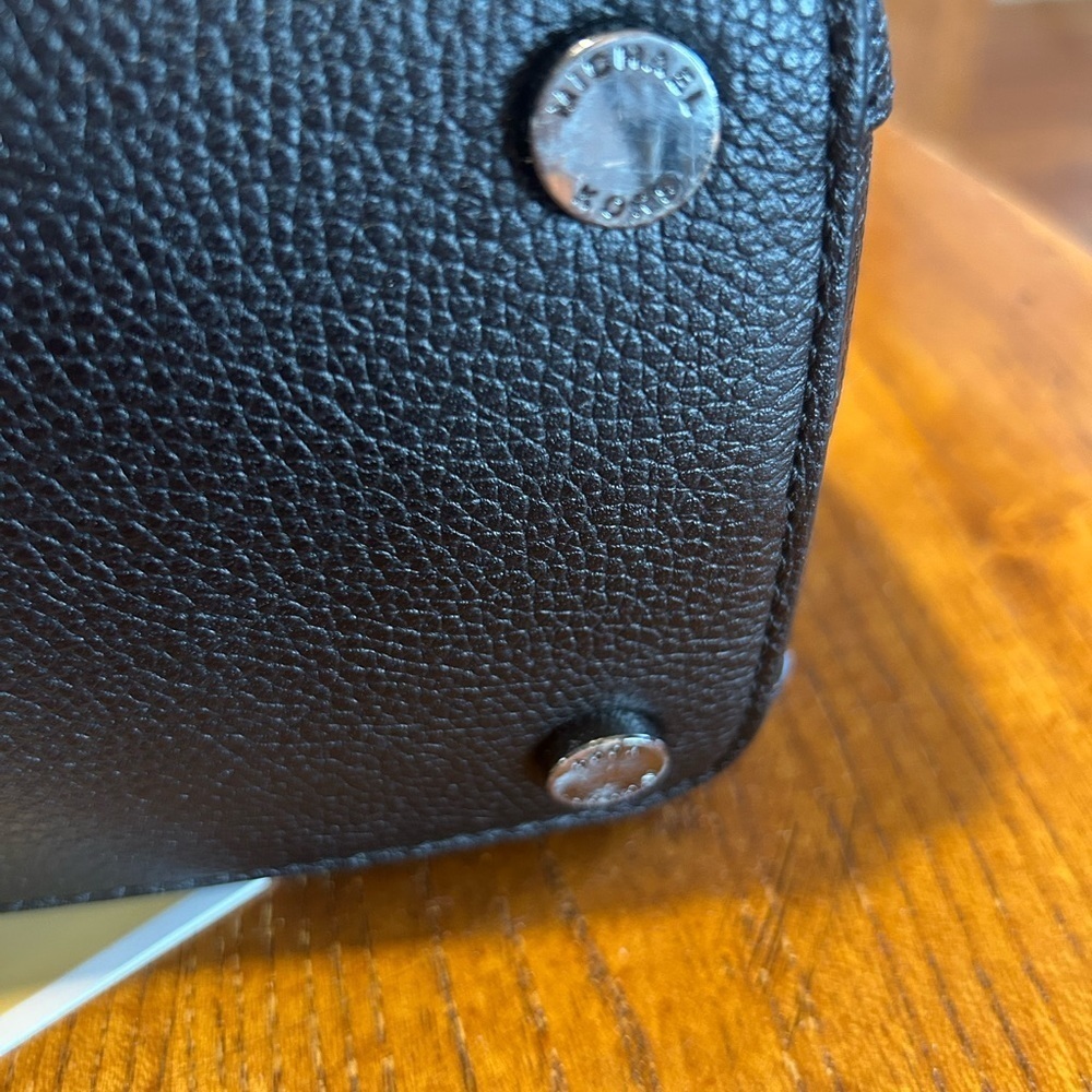 Michael Kors Black Adele Crossbody Bag with Silver Hardware EUC!! - Picture 10 of 16